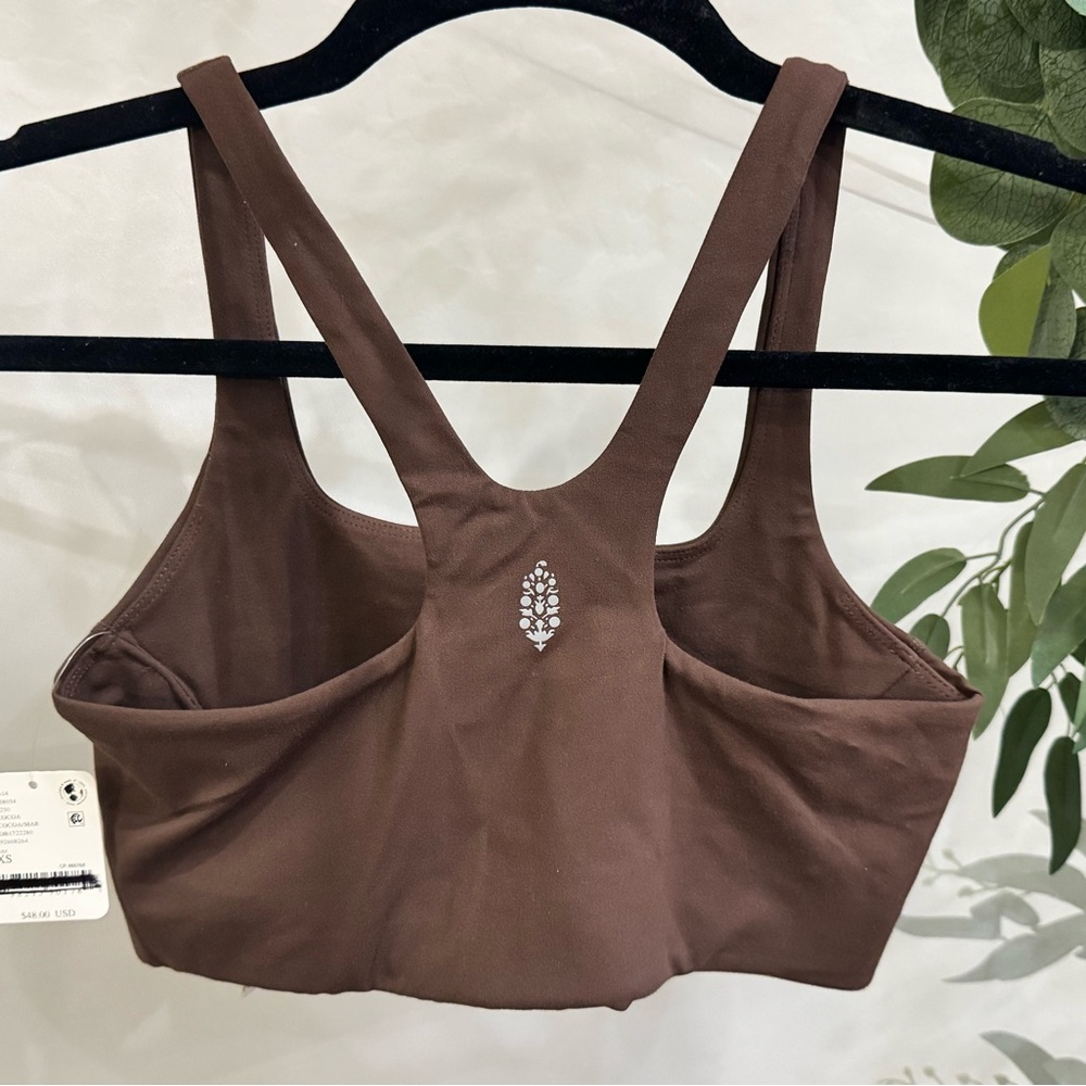 FP Movement Brown Sports Bra with Wide Straps - Picture 4 of 4